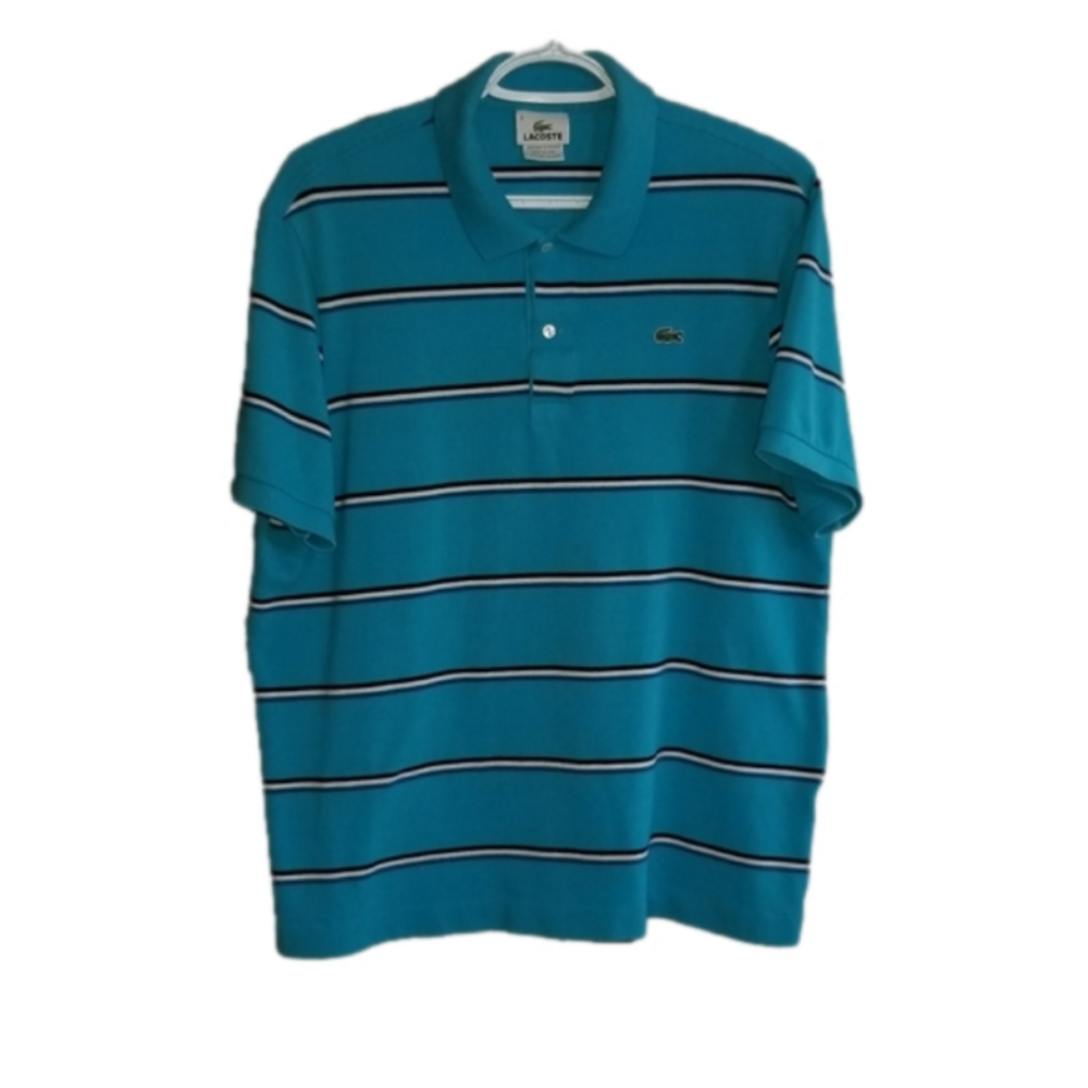 Lacoste Short Sleeve Golf Polo Womens Label Reads Size 6 (20-21 inch chest)